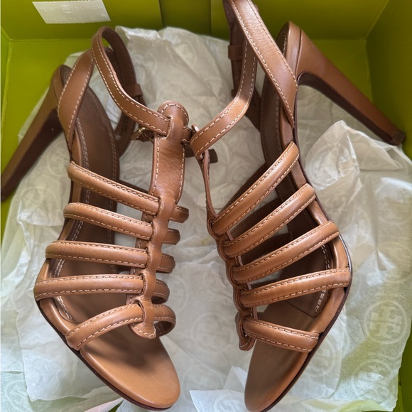 Tory Burch Charlene Sandal - Royal Tan - Picture 3 of 6